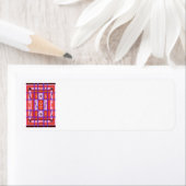 Karierte Rücksendeadresse (Insitu)