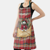Karierte rustikale Ferien Personalisiert Niedliche Schürze (InSitu)
