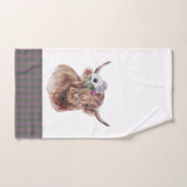 Karierte schottische Muster Badhandtuch Set (Handtuch)