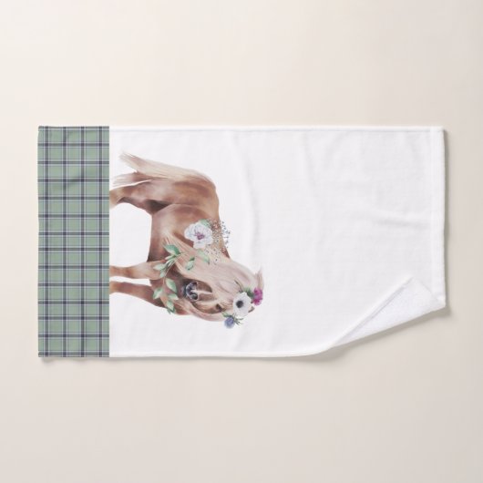 Karierte schottische Muster Badhandtuch Set (Handtuch)