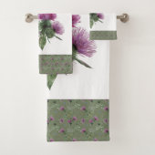 Karierte schottische Muster Badhandtuch Set (Insitu)