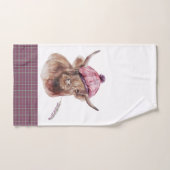 Karierte schottische Muster Badhandtuch Set (Handtuch)