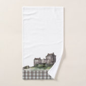 Karierte schottische Muster Badhandtuch Set (Handtuch)