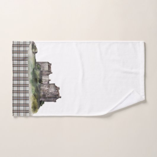 Karierte schottische Muster Badhandtuch Set (Handtuch)