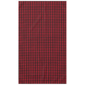 Karierte schwarze Tischdecke (Vorderseite)