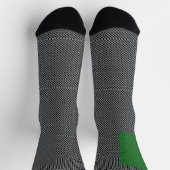 Karierte schwarze und graue Socken (Oben)