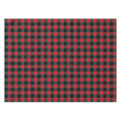 Karierte, schwarze und rote Tablette Tischdecke (Vorderseite (Horizontal))
