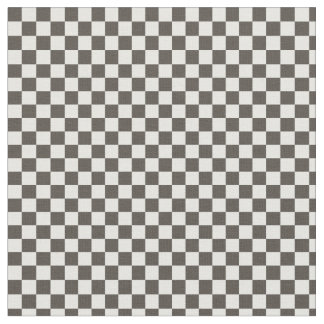 Karierte Schwarzweiss-Quadrate Stoff