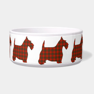 Karierte Scotties Napf
