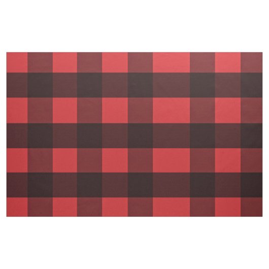Karierte Stoffe aus Rot und Schwarz Buffalo (Fat Quarter (45,7 x 55,9 cm))