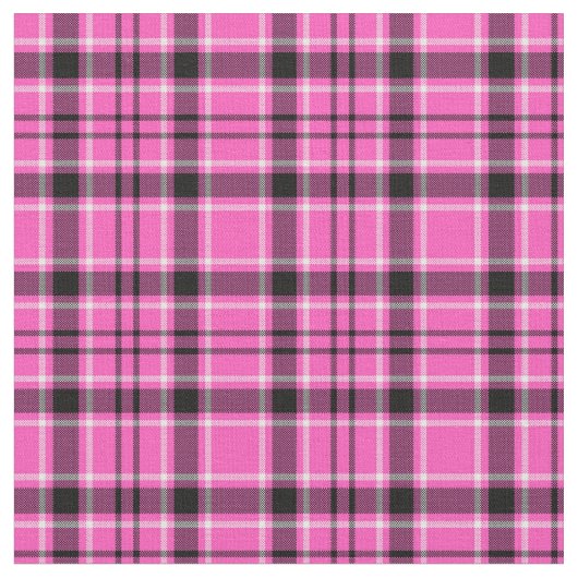 Karierte Stoffe in Rosa und Schwarz (Nahaufnahme)