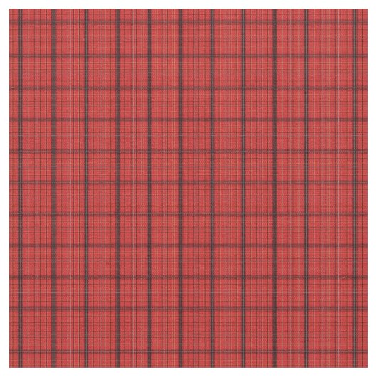 Karierte Stoffe in Rot und Schwarz (Nahaufnahme)