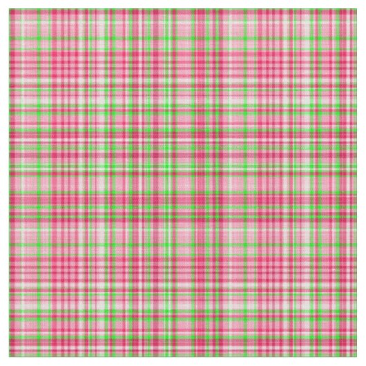 Karierte Stoffe-Neon Grün und Rosa 36 Stoff (Nahaufnahme)