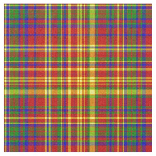 Karierte Stoffe-Primärfarben 35 Stoff (Nahaufnahme)