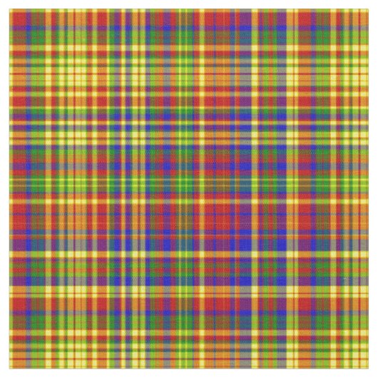 Karierte Stoffe - Primärfarben 37 (Nahaufnahme)