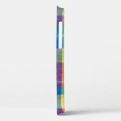 Karierte Stoffe, Stoffstruktur. Case-Mate iPhone Hülle (Rückseite / Links)