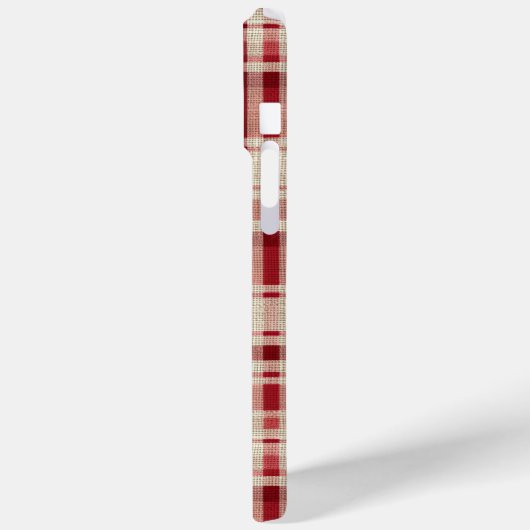 Karierte Streifen Case-Mate iPhone Hülle (Rückseite / Links)