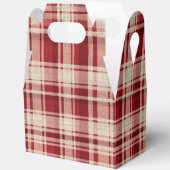 Karierte Streifen Geschenkschachtel (Offen)