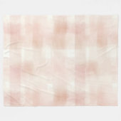 Karierte Streifen in Rosa Fleecedecke (Vorderseite (Horizontal))