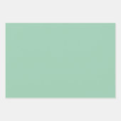 Karierte Streifen mit Minze Chocolate Chip Farbblo Geschenkpapier Set (Vorderseite 3)