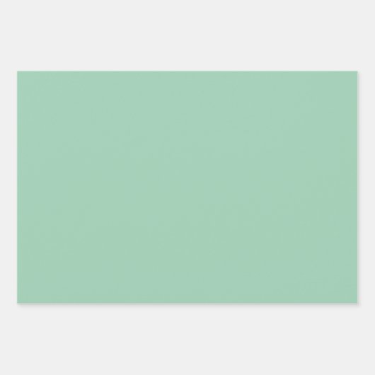 Karierte Streifen mit Minze Chocolate Chip Farbblo Geschenkpapier Set (Vorderseite 3)