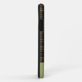 Karierte Streifen Muster iPhone Case (Hinten/Rechts)