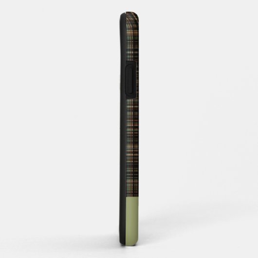 Karierte Streifen Muster iPhone Case (Hinten/Rechts)