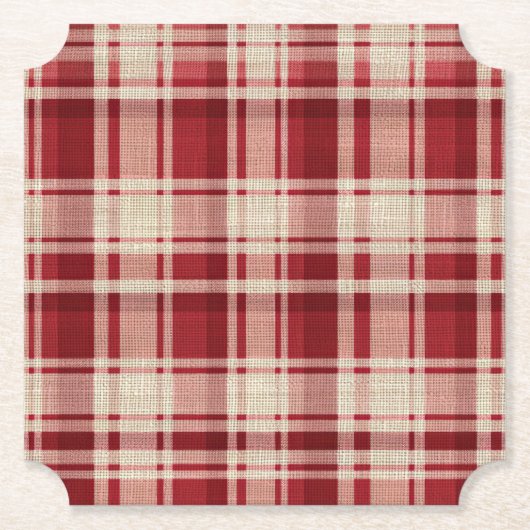 Karierte Streifen Untersetzer (Vorderseite)