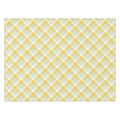 Karierte Tablette Blau und Gelb - Frühlingsmilch G Tischdecke (Vorderseite (Horizontal))