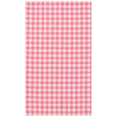 Karierte Tablette Rosa Tischdecke (Vorderseite)