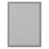 Karierte Tabletten, grau und pfirsichfarben, für b Tischdecke (Vorderseite)