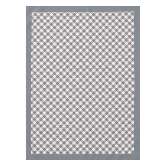 Karierte Tabletten, grau und pfirsichfarben, für b Tischdecke (Vorderseite)