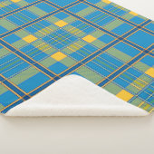 karierte Tartan-Decke Sherpadecke (3/4)