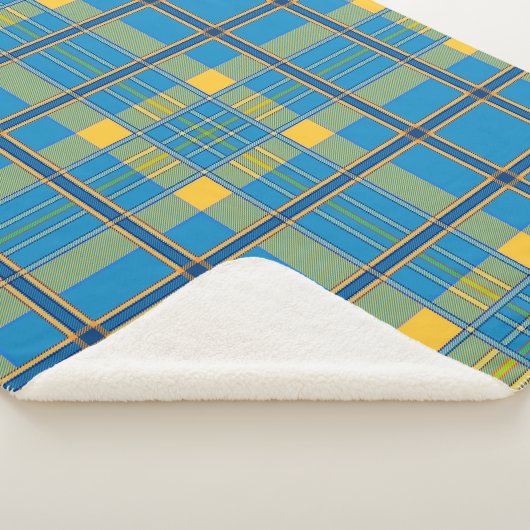 karierte Tartan-Decke Sherpadecke (3/4)