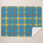 karierte Tartan-Decke Sherpadecke (Vorderseite (Horizontal))