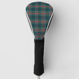 Karierte Tartan-Initialen Preppy Chic Zeitlos Golf Headcover