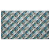 karierte Tartan kariert-Blau-Rosa Stoff (Fat Quarter (45,7 x 55,9 cm))