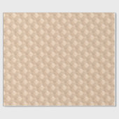 karierte Tartan karierte, beige-braune Textur Geschenkpapier (Flach)