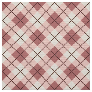 karierte Tartan karierte, klassisch braune Beige T Stoff