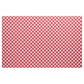 karierte Tartan karierte klassische rote weiße Tex Stoff (Fat Quarter (45,7 x 55,9 cm))