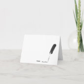 Karierte Tartan-Karte Karte (Rückseite)