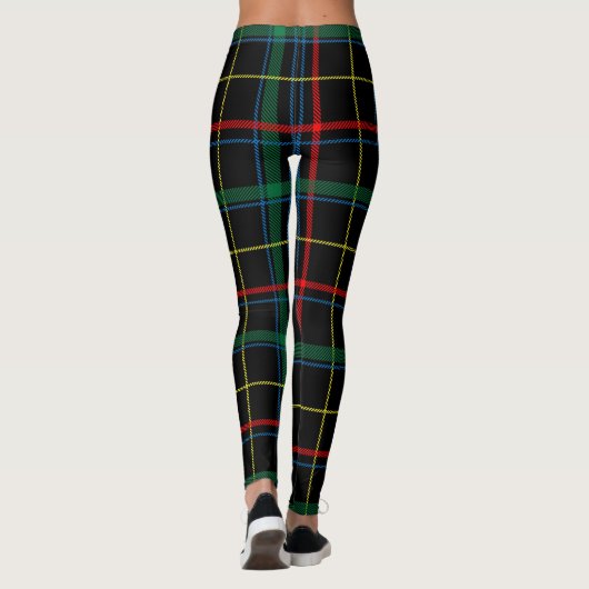 karierte Tartan Leggings (Rückseite)