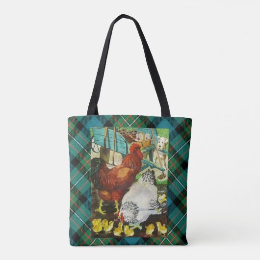 Karierte Tasche FergusonTartan (Rückseite)