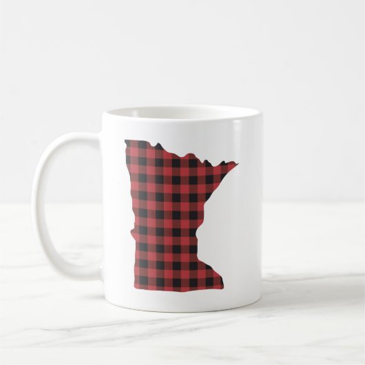 Karierte Tasse Minnesotas (Links)