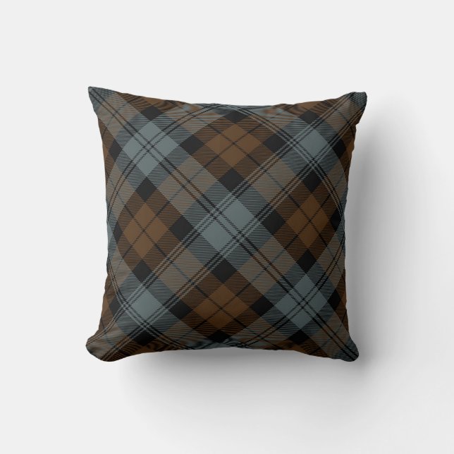 Karierte Throw Pillows BlackWatch gewitterter Tart Kissen (Vorderseite)