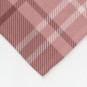 Karierte Tränen Fleecedecke (Ecke)