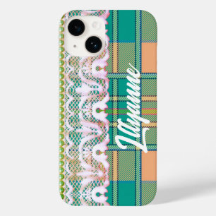 Karierte und hochwertige iPhone 5/5S-Brieftasche Case-Mate iPhone 14 Hülle