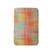 Karierte, unscharfe, benutzerdefinierte Badematte (Vorderseite Vertikal)