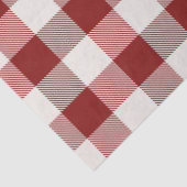 Karierte Verpackung aus festem Gingham Seidenpapier (Detail)