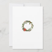 Karierte Wasserfarbe Elegantes Party Tartan Einladung (Rückseite)